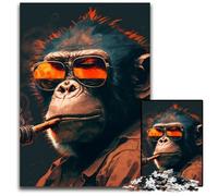 Jigsaw Puzzles 1000 Pieces for Adults Monkey Jigsaw Puzzles for Adults Gift for Men And Women, Daily & Special Occasion 26X38CM/10.23x14.96inch