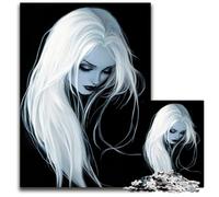 Jigsaw Puzzles 1000 Pieces for Adults Moon Hair Vampire Jigsaw Puzzles for Adults Relax Challenge Colorful Home Decor Art for Friends 1000 PCS(75x50cm)