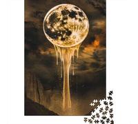 Jigsaw Puzzles 1000 Pieces for Adults Moonlit Desert Night Adult Puzzles Relaxing Games Difficult Hard Deal As Gifts for The Whole Family 52x38cm/1000pcs
