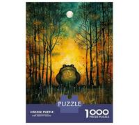 Jigsaw Puzzles 1000 Pieces for Adults Moonlit Forest Frog Jigsaws for Adults Fun Games A Work of Art Deal As Gifts for The Whole Family 38x26cm/1000pcs