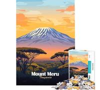 Jigsaw Puzzles 1000 Pieces for Adults Mount Meru, Tanzania Educational Game Challenging Game Toys Great Gifts But Fun And Humorous (Size 38x26cm)