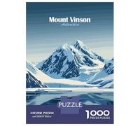 Jigsaw Puzzles 1000 Pieces for Adults Mount Vinson Antarctica Jigsaw for Adults Relaxing Games Difficult Challenge for Birthday, Chrismas 70x50cm/1000pcs