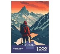 Jigsaw Puzzles 1000 Pieces for Adults Mountain Climber Adult Jigsaw Hands-on Game Difficult Hard Unique Birthday And Gifts 70x50cm/1000pcs