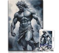 Jigsaw Puzzles 1000 Pieces for Adults Muscular God Figure Enjoy Gentle Leisure Relaxation Stable Fit Accurate Cutting Toy Size 50x75cm