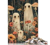 Jigsaw Puzzles 1000 Pieces for Adults Mushroom Ghost Family Jigsaw Puzzles for Adults 1000pcs (38x26cm)