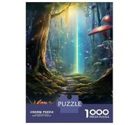Jigsaw Puzzles 1000 Pieces for Adults Mystical Enchanted Forest Jigsaw Puzzle DIY Toys But Fun And Humorous Deal As Gifts for The Whole Family 52x38cm/1000pcs