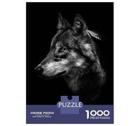 Jigsaw Puzzles 1000 Pieces for Adults Native AMERICAN WOLF Art Jigsaws for Adults Fun Games Stress Reliever Help The Brain Exercise 70x50cm/1000pcs
