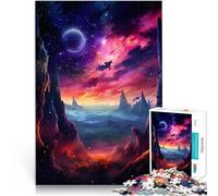 Jigsaw Puzzles 1000 Pieces for Adults Nature and Chaos Galaxy DIY-Spielzeug eignet sich ideal als Geschenk für die ganze Familie38x26cm