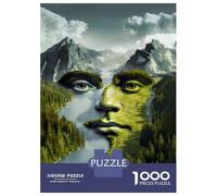 Jigsaw Puzzles 1000 Pieces for Adults Nature's Face Mountain Majesty Jigsaws for Adults Fun Games A Work of Art Deal As Gifts for The Whole Family 52x38cm/1000pcs