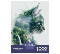 Jigsaw Puzzles 1000 Pieces for Adults Nature's Wild Cats A Digital Art Exploration Adult Puzzles Relaxing Games Difficult Hard Deal As Gifts for The Whole Family 70x50cm/1000pcs