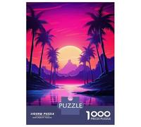 Jigsaw Puzzles 1000 Pieces for Adults Neon Beachfront Symphony Adult Puzzles Toy Wall Decor But Fun And Humorous Help The Brain Exercise 70x50cm/1000pcs