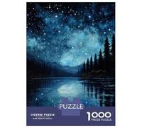 Jigsaw Puzzles 1000 Pieces for Adults Night Sky Stars Painting Jigsaws for Adults Relax Games Improve Memory Stress Reduction Gifts 70x50cm/1000pcs