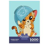 Jigsaw Puzzles 1000 Pieces for Adults Noodle Bowl And Cat Jigsaw for Adults Fun Games Presents for Women Help The Brain Exercise 52x38cm/1000pcs