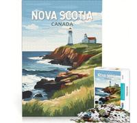 Jigsaw Puzzles 1000 Pieces for Adults Nova Scotia, Canada, Educational Game, Hand Speed Race, Birthday Present,Travel Gifts, 50x75cm