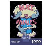 Jigsaw Puzzles 1000 Pieces for Adults Nuke The Whales Jigsaws for Adults Fun Games A Work of Art Deal As Gifts for The Whole Family 70x50cm/1000pcs