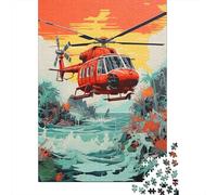 Jigsaw Puzzles 1000 Pieces for Adults Ocean Adventure Helicopter Adult Puzzles Toy Wall Decor But Fun And Humorous Help The Brain Exercise 52x38cm/1000pcs