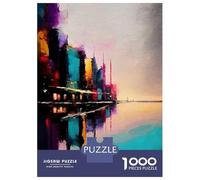 Jigsaw Puzzles 1000 Pieces for Adults Oil Paint City 1 Jigsaw Puzzle DIY Toys But Fun And Humorous Deal As Gifts for The Whole Family 70x50cm/1000pcs