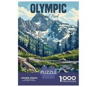 Jigsaw Puzzles 1000 Pieces for Adults Olympic National Park Adult Puzzles Relaxing Games But Fun And Humorous for Birthday, Chrismas 38x26cm/1000pcs