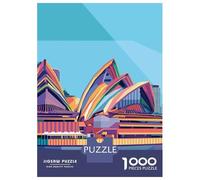 Jigsaw Puzzles 1000 Pieces for Adults Opera Sidney Australia Adult Puzzles Toy Wall Decor But Fun And Humorous Help The Brain Exercise 52x38cm/1000pcs