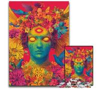 Jigsaw Puzzles 1000 Pieces for Adults Or Families Art Girl Cardboard Puzzles for 14+ Difficult to Complete But Fun And Humorous Birthday Gift 26X38CM