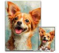 Jigsaw Puzzles 1000 Pieces for Adults Or Families Chihuahua Cardboard Puzzles for 14+ Difficult to Complete But Fun And Humorous Birthday Gift 26X38CM