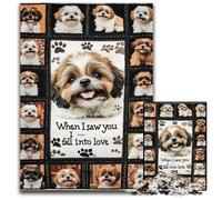 Jigsaw Puzzles 1000 Pieces for Adults Or Families Dog Collage Wooden Jigsaw Puzzles Interesting Stress Reduction, Gifts Ideas for 14+ 50X75CM