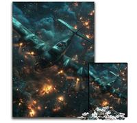 Jigsaw Puzzles 1000 Pieces for Adults Or Families Dream Fighter Wooden Jigsaw Puzzles Game Toys, Unique Home Decor And Gifts for Ages 14+ 50X75CM