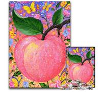 Jigsaw Puzzles 1000 Pieces for Adults Or Families Red Apple Cardboard Puzzles Fun Games, Is Ideal As A Gift for The Whole Family for for Age 14 26X38CM