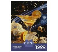 Jigsaw Puzzles 1000 Pieces for Adults Orange Martini Cocktail Recipe Jigsaws for Adults Fun Games A Work of Art Deal As Gifts for The Whole Family 52x38cm/1000pcs