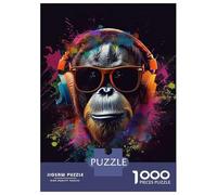 Jigsaw Puzzles 1000 Pieces for Adults Orangutan Colorful Jigsaw Puzzle Relax Games Precision Cutting Unique Birthday And Gifts 38x26cm/1000pcs