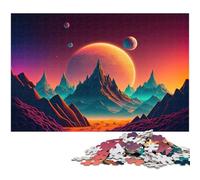 Jigsaw Puzzles 1000 Pieces for Adults Orbits of The Otherworldly Challenging Difficult Puzzle A Work of Art for Teens Age 14 Years Up 1000 PCS(38x26cm)
