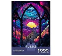 Jigsaw Puzzles 1000 Pieces for Adults Otherworld Castle Teenager Puzzles Family Game Difficult Challenge Stress Reduction Gifts 52x38cm/1000pcs