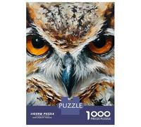 Jigsaw Puzzles 1000 Pieces for Adults Owl Portrait Jigsaw Puzzle Relax Games Precision Cutting Unique Birthday And Gifts 52x38cm/1000pcs
