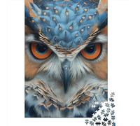 Jigsaw Puzzles 1000 Pieces for Adults Owl Puzzle for Adults Wooden Board Puzzles Family Decoration 1000pcs (75x50cm)