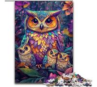 Jigsaw Puzzles 1000 Pieces for Adults Owl Puzzle Home Activity for Holidays, Birthdays, And Family Game Nights 50X75CM