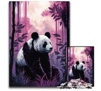 Jigsaw Puzzles 1000 Pieces for Adults Panda Art Style Jigsaw Puzzles Adult Game Gift Family Interactive Game Brain Challenge Gift 1000 PCS(38x26cm)