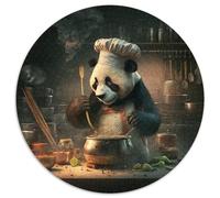 Jigsaw Puzzles 1000 Pieces for Adults Panda Chef Difficult Puzzles for Adults Perfect Home Or Office Decor,Ideal (Size 67.5x67.5cm)