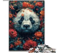 Jigsaw Puzzles 1000 Pieces for Adults Panda in Flower Puzzle Perfect for Teenagers & Family Fun, for Birthdays (size : 50x75cm)