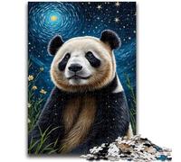 Jigsaw Puzzles 1000 Pieces for Adults Panda Starry Night Difficult Hard Brain Teaser Game Secret Santa Gifts 50x75cm