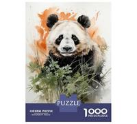 Jigsaw Puzzles 1000 Pieces for Adults Panda Wall Art Print Puzzle for Adults Hands-on Game Improve Memory Deal As Gifts for The Whole Family 38x26cm/1000pcs