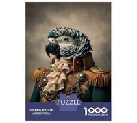 Jigsaw Puzzles 1000 Pieces for Adults Parrot in A Historical Costume Puzzle for Adults Hands-on Game Improve Memory Deal As Gifts for The Whole Family 38x26cm/1000pcs