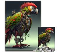 Jigsaw Puzzles 1000 Pieces for Adults Parrot Robot Jigsaw Puzzles for Adults Perfect DIY Art Decor Or Birthday Gift 1000 PCS(38x26cm)