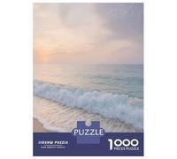 Jigsaw Puzzles 1000 Pieces for Adults Pastel Beach Waves at Sunset Adult Puzzles Toy Wall Decor But Fun And Humorous Help The Brain Exercise 70x50cm/1000pcs