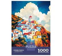 Jigsaw Puzzles 1000 Pieces for Adults Patmos Art Adult Jigsaw Relax Games Difficult Challenge Help The Brain Exercise 38x26cm/1000pcs