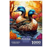 Jigsaw Puzzles 1000 Pieces for Adults Peaceful Ducks Puzzle for Adults Hands-on Game Improve Memory Deal As Gifts for The Whole Family 70x50cm/1000pcs