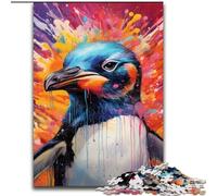 Jigsaw Puzzles 1000 Pieces for Adults Penguin 1000Pc Adults Jigsaw Puzzle Family Activity Game, Home Decor Wall Art size : 26x38cm