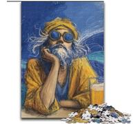 Jigsaw Puzzles 1000 Pieces for Adults People on Vacation Jigsaw Puzzle Made of Wood High-Difficulty Brain Teaser for Teenagers size 50X75CM