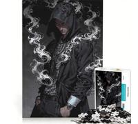 Jigsaw Puzzles 1000 Pieces for Adults Phantom Whispers︰ The Hooded Harbinger, Impossible Game, Challenging To Complete, for Is Ideal As A Gift 50x75cm