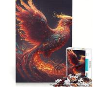 Jigsaw Puzzles 1000 Pieces for Adults Phoenix Bird, Impossible Game, Challenging To Complete, for Is Ideal As A Gift 50x75cm