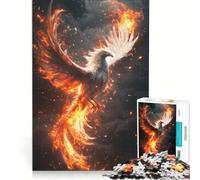 Jigsaw Puzzles 1000 Pieces for Adults Phoenix in Flames, Impossible Game, Challenging To Complete, for Is Ideal As A Gift 38x52cm